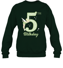 Load image into Gallery viewer, Disney Peter Pan 5th Birthday Tinkerbell Portrait Crewneck Sweatshirt

