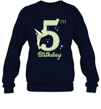 Load image into Gallery viewer, Disney Peter Pan 5th Birthday Tinkerbell Portrait Crewneck Sweatshirt
