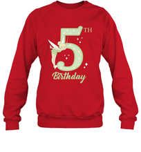 Load image into Gallery viewer, Disney Peter Pan 5th Birthday Tinkerbell Portrait Crewneck Sweatshirt
