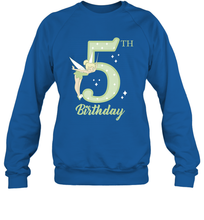 Load image into Gallery viewer, Disney Peter Pan 5th Birthday Tinkerbell Portrait Crewneck Sweatshirt
