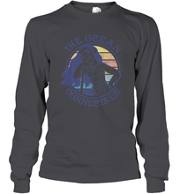 Load image into Gallery viewer, Disney Moana The Ocean Connects Us Sunset Long Sleeve T-Shirt
