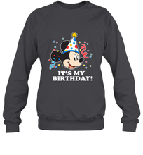 Load image into Gallery viewer, Disney Mickey Mouse It�s My Birthday Crewneck Sweatshirt
