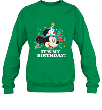 Load image into Gallery viewer, Disney Mickey Mouse It�s My Birthday Crewneck Sweatshirt
