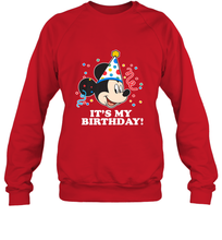 Load image into Gallery viewer, Disney Mickey Mouse It�s My Birthday Crewneck Sweatshirt
