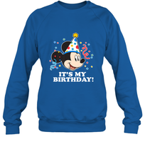Load image into Gallery viewer, Disney Mickey Mouse It�s My Birthday Crewneck Sweatshirt
