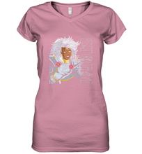 Load image into Gallery viewer, Marvel X Men They Call Me Storm 90s Retro Women's V-Neck T-Shirt
