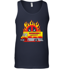 Load image into Gallery viewer, Marvel Deadpool Chimichangas Food Truck Men's Tank Top
