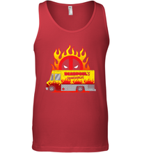 Load image into Gallery viewer, Marvel Deadpool Chimichangas Food Truck Men's Tank Top
