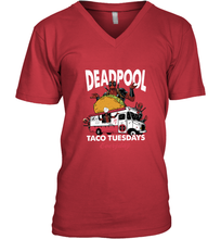 Load image into Gallery viewer, Marvel Deadpool Taco Tuesday Everyday Men's V-Neck
