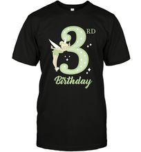 Load image into Gallery viewer, Disney Peter Pan 3rd Birthday Tinkerbell Portrait Men's T-Shirt
