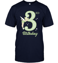 Load image into Gallery viewer, Disney Peter Pan 3rd Birthday Tinkerbell Portrait Men's T-Shirt
