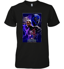 Load image into Gallery viewer, Marvel Black Panther Movie Wakanda Purple Poster Men's Premium T-Shirt

