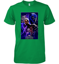 Load image into Gallery viewer, Marvel Black Panther Movie Wakanda Purple Poster Men's Premium T-Shirt
