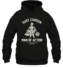 Load image into Gallery viewer, Disney Pixar Toy Story Duke Caboom Man Of Action Hooded Sweatshirt
