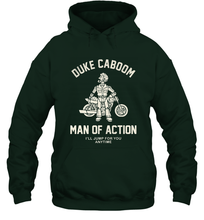 Load image into Gallery viewer, Disney Pixar Toy Story Duke Caboom Man Of Action Hooded Sweatshirt
