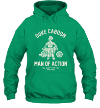 Load image into Gallery viewer, Disney Pixar Toy Story Duke Caboom Man Of Action Hooded Sweatshirt
