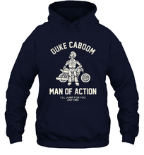 Load image into Gallery viewer, Disney Pixar Toy Story Duke Caboom Man Of Action Hooded Sweatshirt
