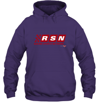 Load image into Gallery viewer, Disney Pixar Cars Racing Sports Network Logo Hooded Sweatshirt
