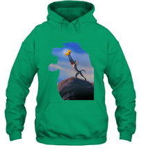 Load image into Gallery viewer, Disney Lion King Rafiki Holding Baby Simba Hooded Sweatshirt
