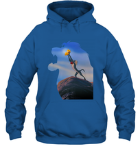 Load image into Gallery viewer, Disney Lion King Rafiki Holding Baby Simba Hooded Sweatshirt
