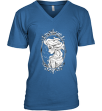 Load image into Gallery viewer, Disney Frozen Elsa Sketch Portrait Snowflakes Men's V-Neck
