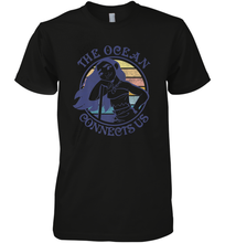 Load image into Gallery viewer, Disney Moana The Ocean Connects Us Sunset Men's Premium T-Shirt
