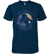 Load image into Gallery viewer, Disney Moana The Ocean Connects Us Sunset Men's Premium T-Shirt
