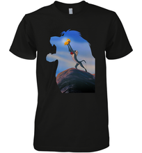 Load image into Gallery viewer, Disney Lion King Rafiki Holding Baby Simba Men's Premium T-Shirt

