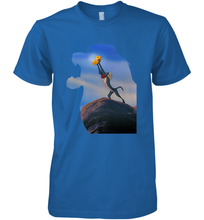 Load image into Gallery viewer, Disney Lion King Rafiki Holding Baby Simba Men's Premium T-Shirt
