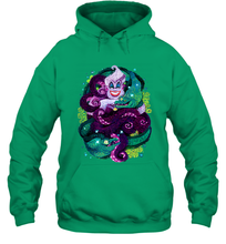Load image into Gallery viewer, Disney The Little Mermaid Ursula Sea Witch Painting Hooded Sweatshirt
