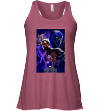 Load image into Gallery viewer, Marvel Black Panther Movie Wakanda Purple Poster Women's Racerback Tank

