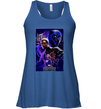 Load image into Gallery viewer, Marvel Black Panther Movie Wakanda Purple Poster Women's Racerback Tank

