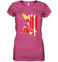 Load image into Gallery viewer, Marvel Captain Marvel Carol Danvers Women's V-Neck T-Shirt
