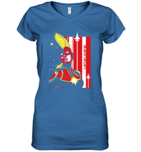 Load image into Gallery viewer, Marvel Captain Marvel Carol Danvers Women's V-Neck T-Shirt
