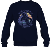 Load image into Gallery viewer, Disney Moana The Ocean Connects Us Sunset Crewneck Sweatshirt
