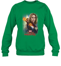 Load image into Gallery viewer, Marvel Captain Marvel Powers Portrait Crewneck Sweatshirt
