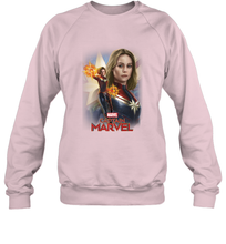 Load image into Gallery viewer, Marvel Captain Marvel Powers Portrait Crewneck Sweatshirt
