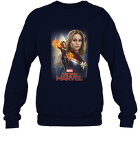 Load image into Gallery viewer, Marvel Captain Marvel Powers Portrait Crewneck Sweatshirt
