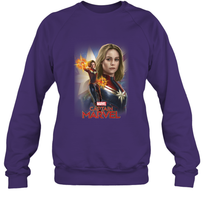 Load image into Gallery viewer, Marvel Captain Marvel Powers Portrait Crewneck Sweatshirt
