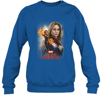 Load image into Gallery viewer, Marvel Captain Marvel Powers Portrait Crewneck Sweatshirt
