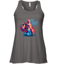 Load image into Gallery viewer, Marvel Captain Marvel Fly High Goose Cat Women's Racerback Tank
