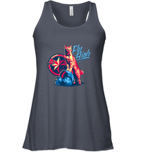 Load image into Gallery viewer, Marvel Captain Marvel Fly High Goose Cat Women's Racerback Tank
