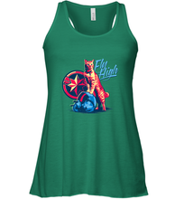Load image into Gallery viewer, Marvel Captain Marvel Fly High Goose Cat Women's Racerback Tank

