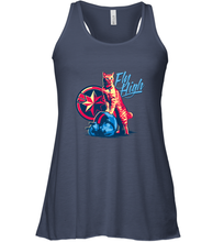 Load image into Gallery viewer, Marvel Captain Marvel Fly High Goose Cat Women's Racerback Tank

