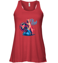 Load image into Gallery viewer, Marvel Captain Marvel Fly High Goose Cat Women's Racerback Tank
