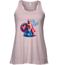 Load image into Gallery viewer, Marvel Captain Marvel Fly High Goose Cat Women's Racerback Tank
