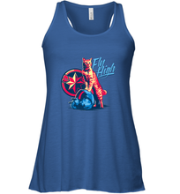 Load image into Gallery viewer, Marvel Captain Marvel Fly High Goose Cat Women's Racerback Tank
