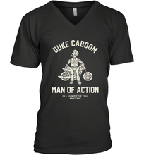 Load image into Gallery viewer, Disney Pixar Toy Story Duke Caboom Man Of Action Men's V-Neck
