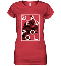 Load image into Gallery viewer, Marvel Deadpool Is Ready Urban Streetwear Women's V-Neck T-Shirt
