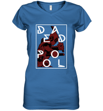 Load image into Gallery viewer, Marvel Deadpool Is Ready Urban Streetwear Women's V-Neck T-Shirt
